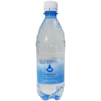 Вода Собовская питьевая природная негазированная, 500мл