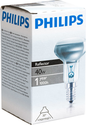 Лампа накаливания Philips NR50 Reflector E14 40W REFLECTOR NR50 40W E14