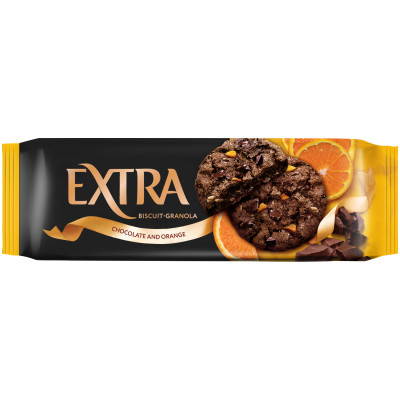 Печенье Kellogg's Extra гранола шоколадом и апельсином, 150г