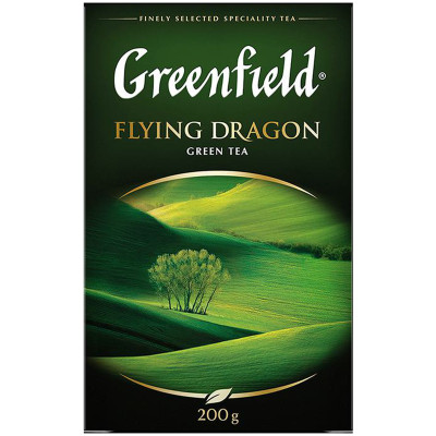 Чай Greenfield Flying Dragon зелёный, 200г