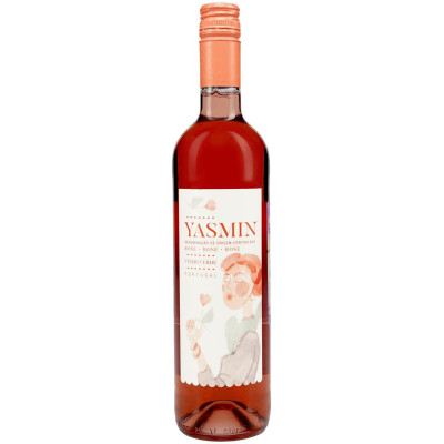 Вино Yasmin Винью верде розе розовое полусухое 10%, 750мл