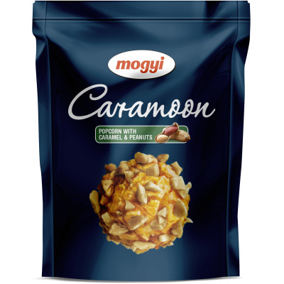 Попкорн Mogyi Caramoon сладкий с карамелью и арахисом, 70г