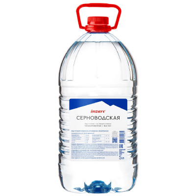 Вода Серноводская питьевая очищенная негазированная, 5л