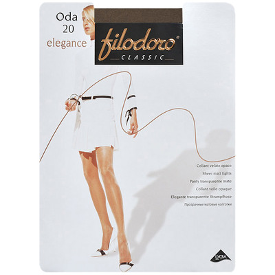 Колготки Filodoro Classic Oda Elegance 20 den Glace р.4
