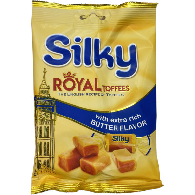 Ириски Silky Королевские со сливочным вкусом, 100г