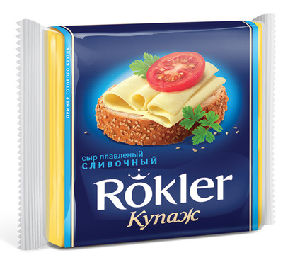 Сыр плавленый Rokler Сливочный 45%, 150г
