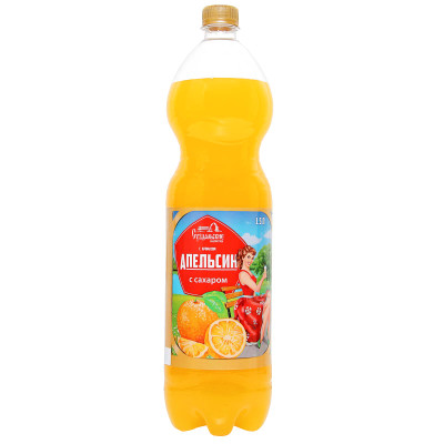 Напиток Суздальские Напитки Апельсин сильногазированный, 1.5л