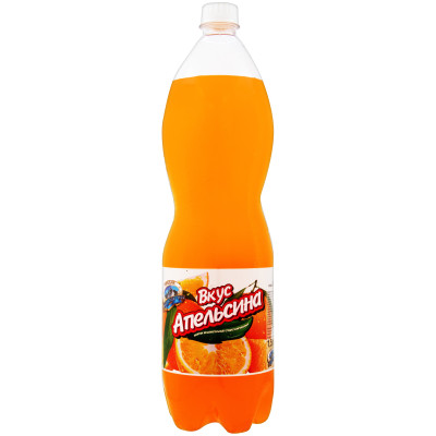 Напиток безалкогольный Эридан Апельсин среднегазированный, 1.5л