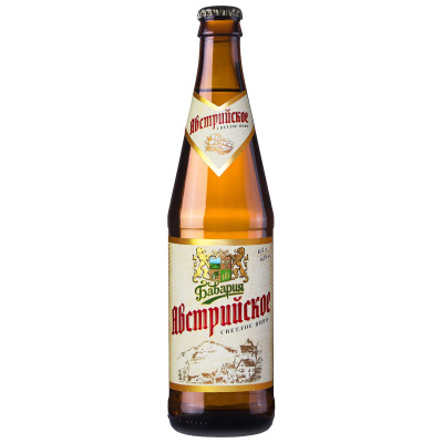 Пиво Bavaria Австрийское светлое фильтрованное 4.5%, 500мл
