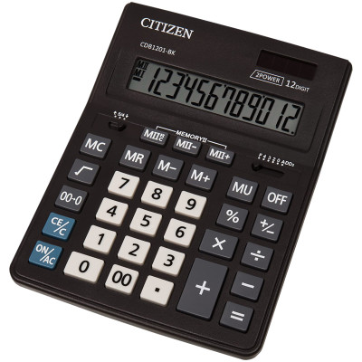 Калькулятор настольный Citizen Business Line CDB1201-BK