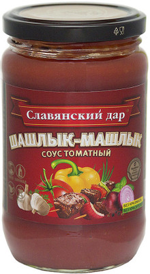 Соус томатный Славянский Дар Шашлык-машлык, 360мл