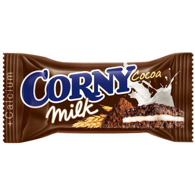 Батончик злаковый Corny Milk молоко-какао, 30г