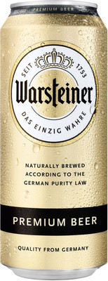 Пиво Warsteiner Премиум светлое фильтрованное 4.8%, 500мл