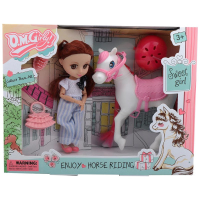 Игровой набор Кукла с лошадкой 58003