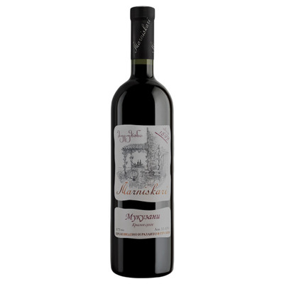 Вино Marniskari Мукузани красное сухое 11-13%, 750мл