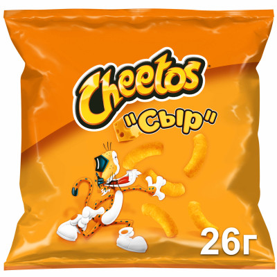 Кукурузные снеки Cheetos Сыр, 26г