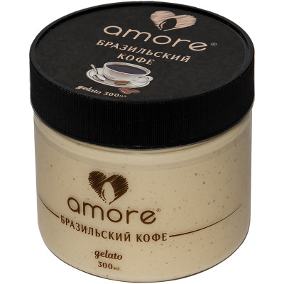 Мороженое Amore Бразильский кофе молочное, 300мл