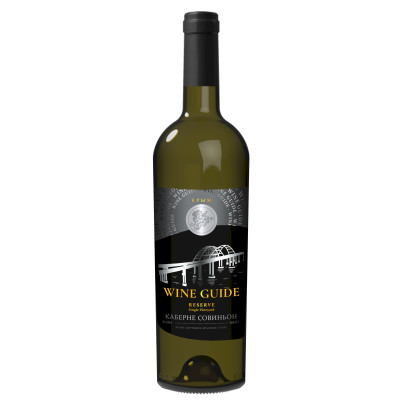 Вино Wine Guide Каберне Совиньон сортовое сухое красное, 750мл
