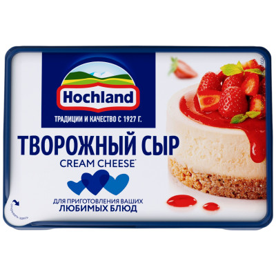 Сыр творожный Hochland Для кулинарии для горячих и холодных блюд, 180г