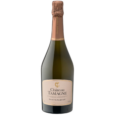 Вино игристое Chateau Tamagne белое полусладкое 12%, 750мл