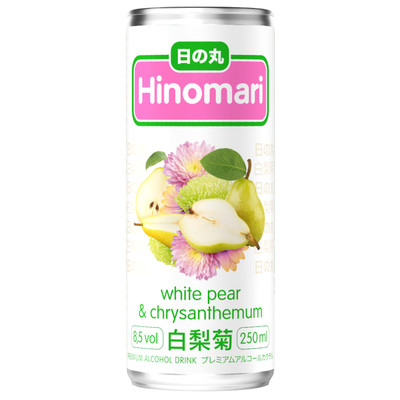 Напиток слабоалкогольный Hinomari Японская груша сладкий газированный 8.5%, 250мл