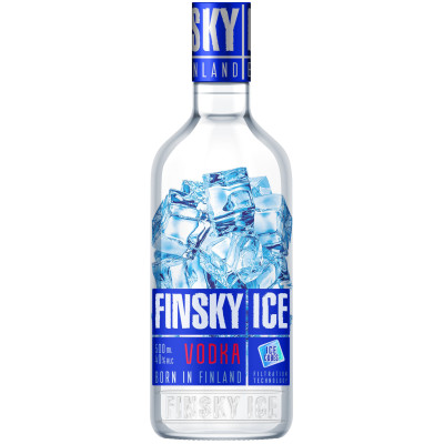 Водка Finsky Ice 40%, 500мл