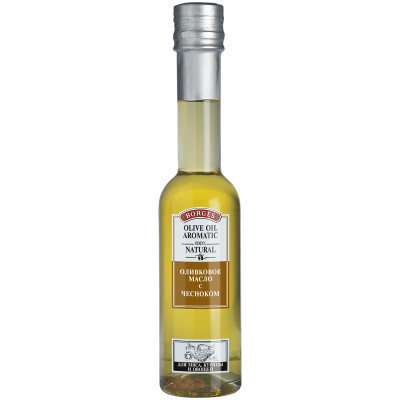 Масло оливковое Borges с жареным чесноком, 200мл