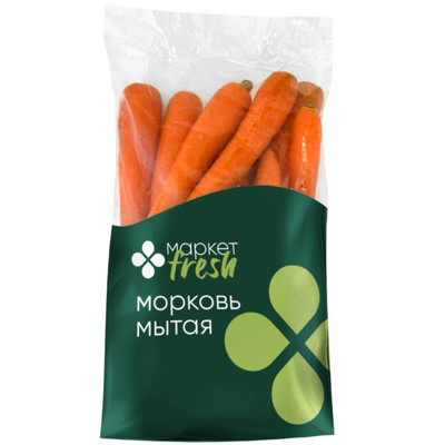 Морковь мытая Маркет Fresh, 1кг