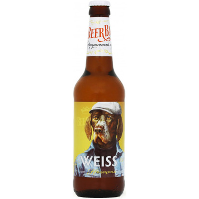 Пиво Породистый крафт Weiss светлое нефильтрованное пастеризованное 5.1%, 450мл
