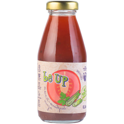 Смузи Be Up томат-сельдерей-кинза овощной, 300мл