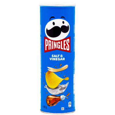 Чипсы Pringles Соль и уксус картофельные, 165г