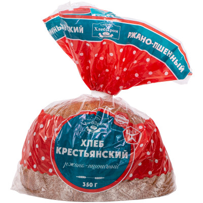 Хлеб Ульяновскхлебпром Крестьянский подовый половинка, 350г