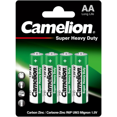 Батарейка Camelion R6 BL-4, 15В, 4шт