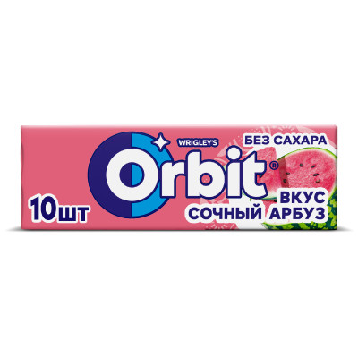 Жевательная резинка Orbit Сочный арбуз, 13.6г