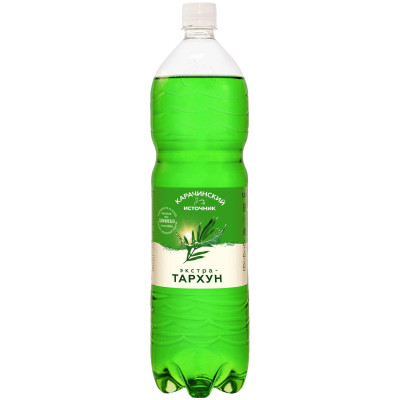 Напиток безалкогольный Карачинская Экстра-тархун сильногазированный, 1.5л