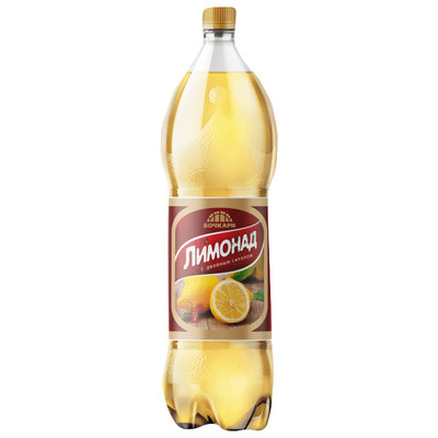 Напиток безалкогольный Лимонад газированный, 1.5л
