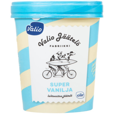 Мороженое сливочное Valio Суперваниль 9%, 480мл