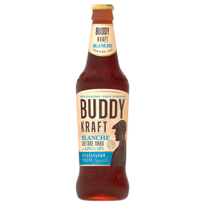 Пиво Buddy Kraft Blanche Special светлое 4%, 450мл