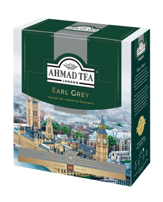 Чай Ahmad Tea Earl Grey чёрный, 100х2г