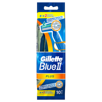 Бритва Gillette Bluell Plus одноразовая, 8 + 2шт