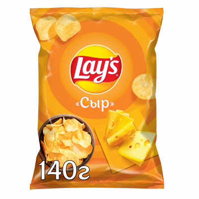 Чипсы картофельные Lay's со вкусом сыра, 140г