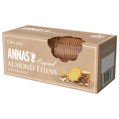 Печенье Annas тонкое со вкусом миндаля, 150г