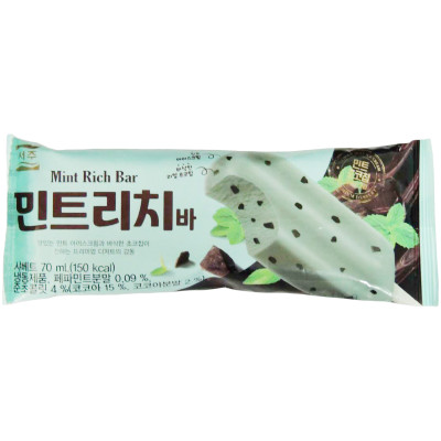 Десерт Seoju Эскимо со вкусом мяты замороженный, 70г