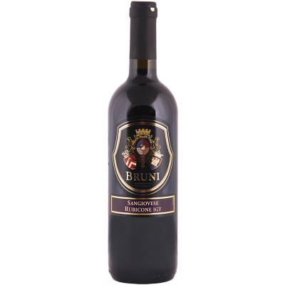 Вино Bruni Sangiovese Rubicone красное полусухое 12%, 750мл
