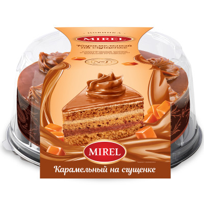 Торт Mirel Карамельный на сгущёнке, 700г