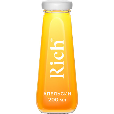 Сок Rich апельсиновый, 200мл