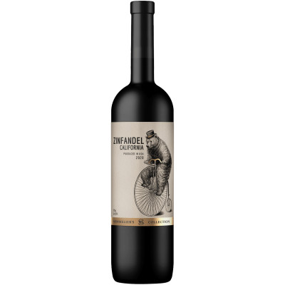 Вино ординарное сортовое красное сухое Zinfandel California, 750мл