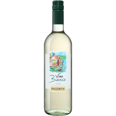 Вино ординарное Rocca Rotta белое полусладкое 10.5%, 750мл