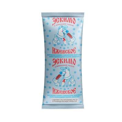Эскимо Ижмолоко Ижевское в шоколадной глазури 8%, 60г