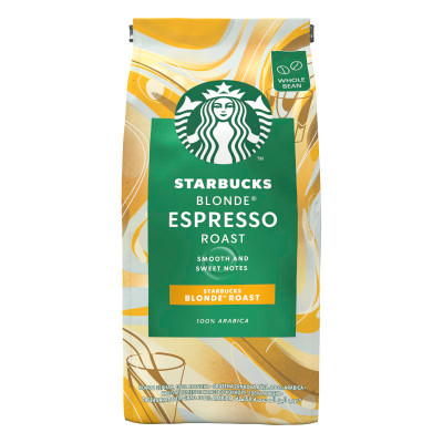 Кофе Starbucks Blonde Espresso Roast натуральный жареный в зёрнах, 200г